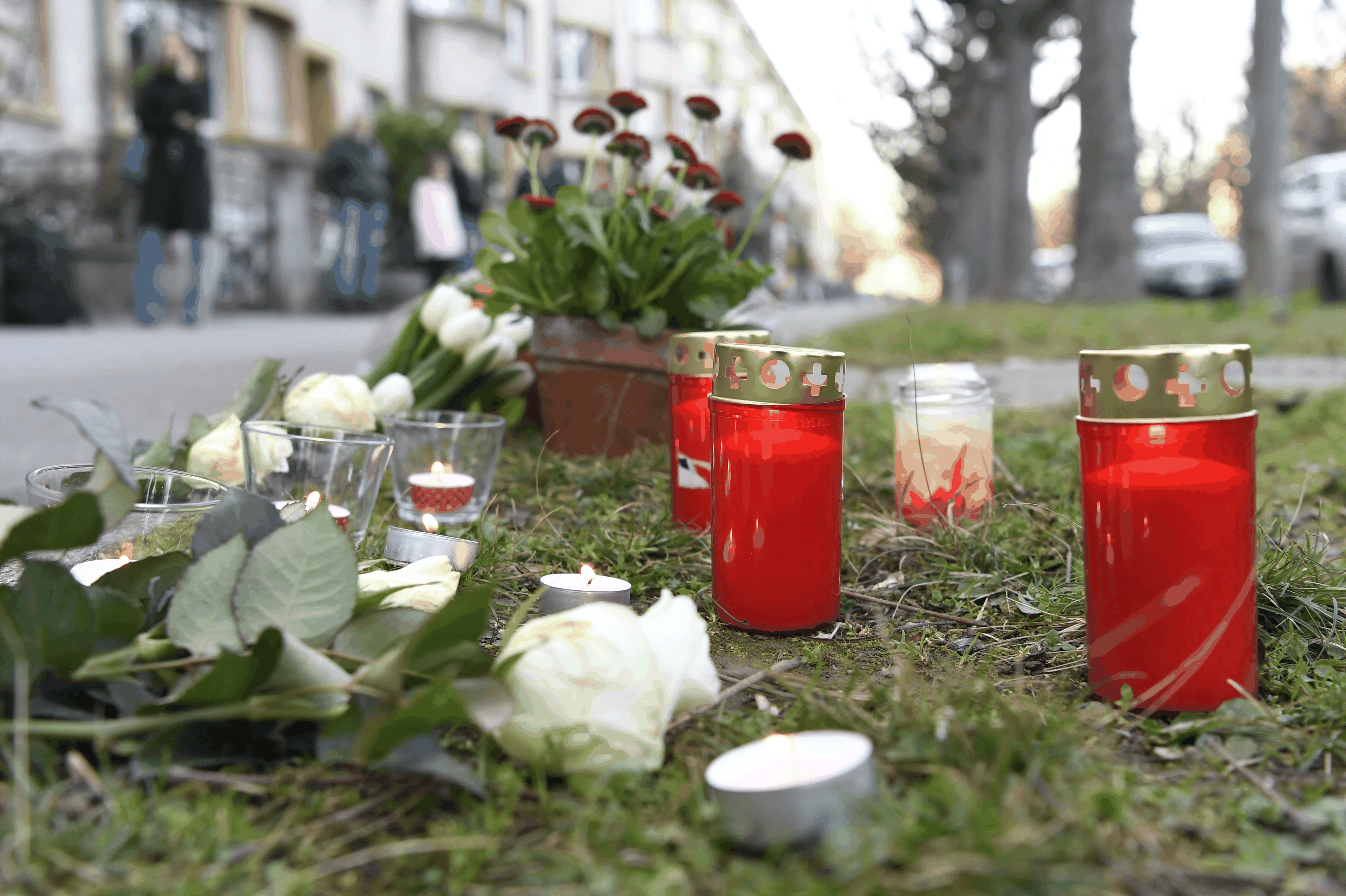 Ansicht des Tatorts, wo ein siebenjaehriger Schulbub Opfer eines Toetungsdelikts geworden ist, am Donnerstag, 21. Maerz 2019 in Basel. Mutmassliche Taeterin ist eine 75-jaehrige Frau. Sie wurde festge ...