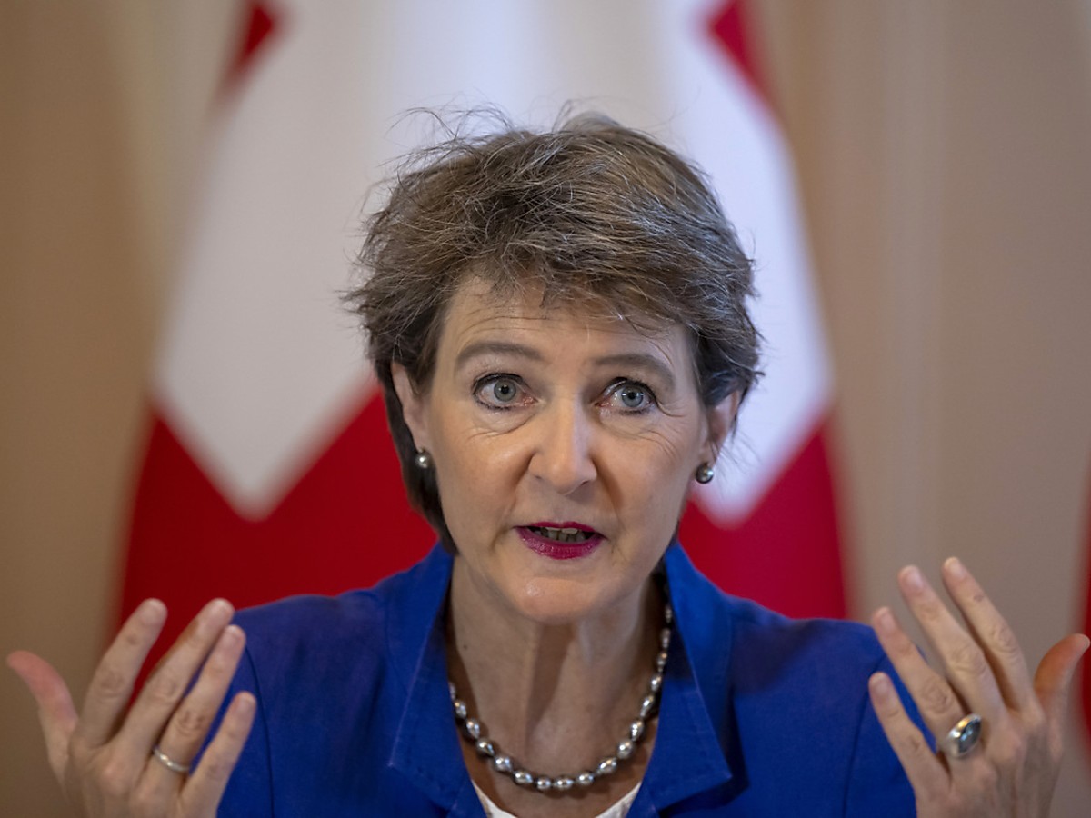 Simonetta Sommaruga estime qu'il est important de montrer à l'UE que la Suisse apporte sa contribution à la crise du gaz en Europe (archives).