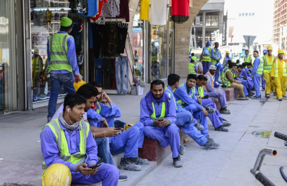 20'000 der 2,3 Millionen Arbeitsmigranten in Katar arbeiten auf den WM-Baustellen.