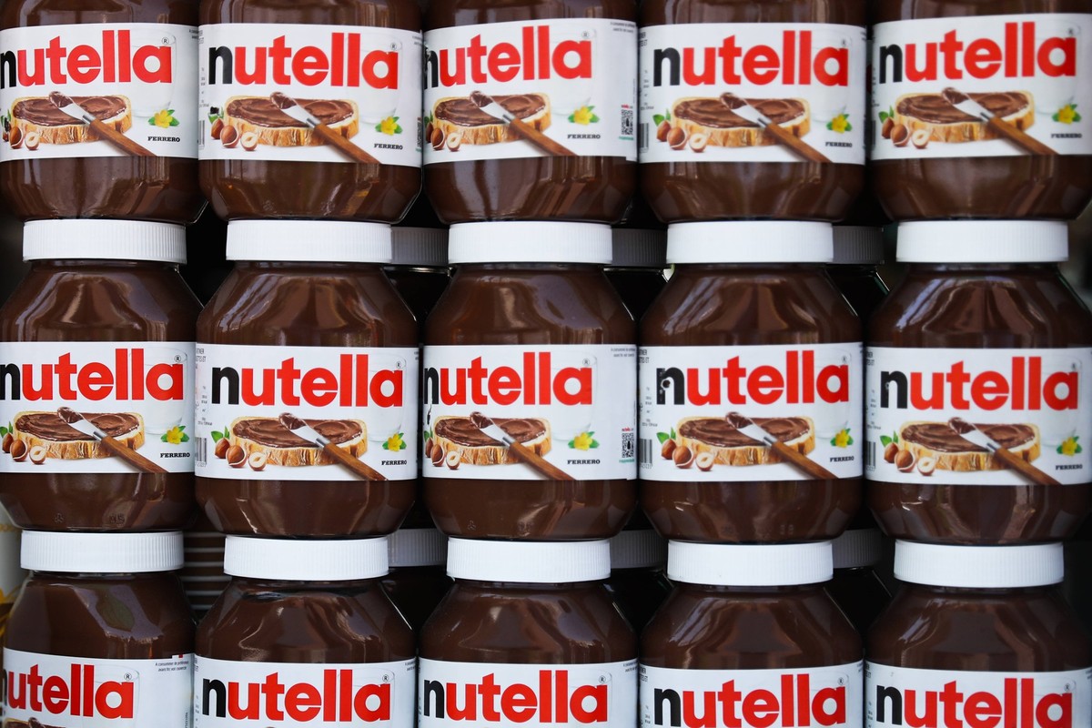 Daily Life In Cannes Nutella is seen on a stand in Cannes, France on May 24, 2023. Cannes France PUBLICATIONxNOTxINxFRA Copyright: xJakubxPorzyckix originalFilename: porzycki-dailylif230524_npeGW.jpg