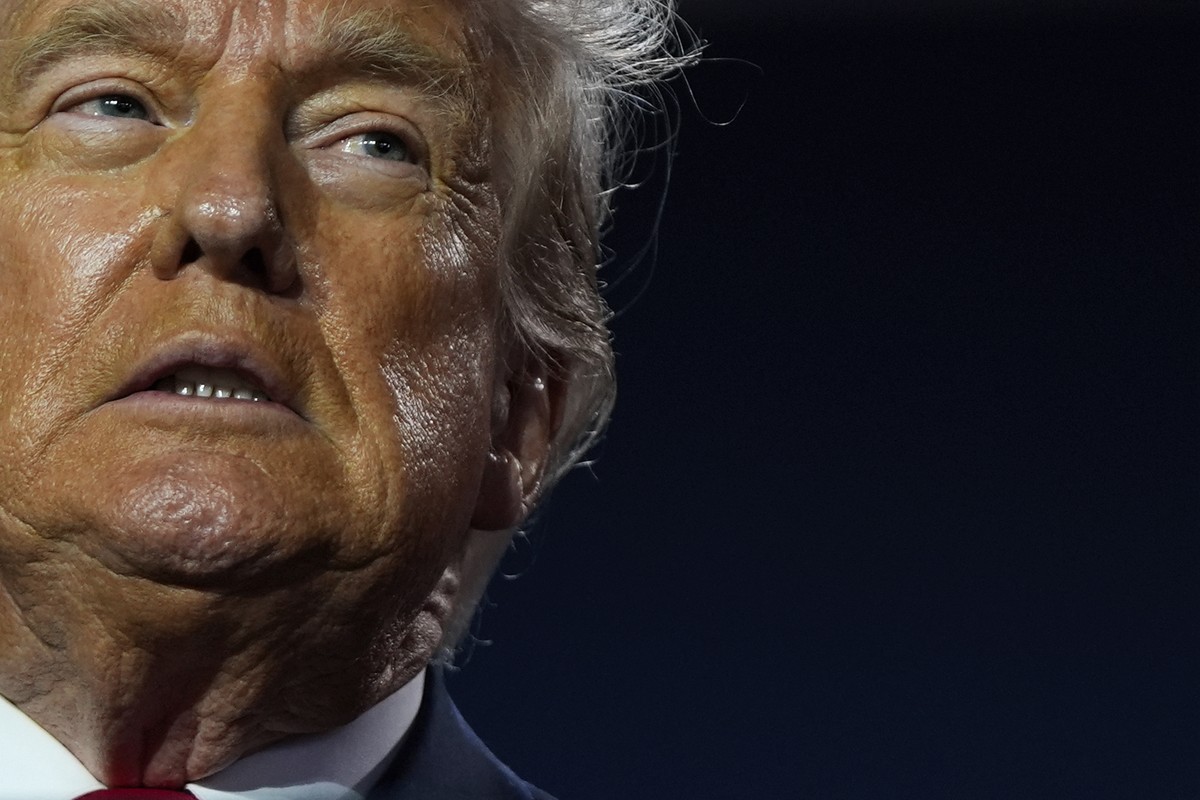 President Donald Trump speaks during an AI summit at the Andrew W. Mellon Auditorium, Wednesday, July 23, 2025, in Washington. (AP Photo/Julia Demaree Nikhinson)
Trump AI
