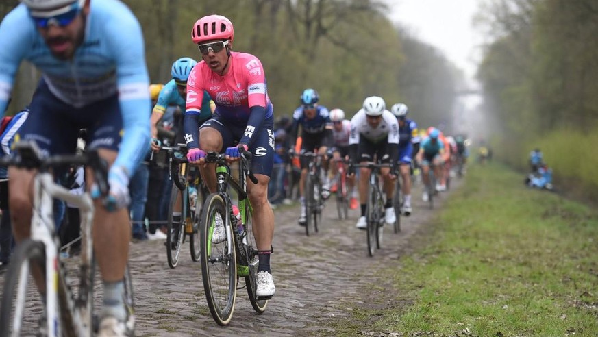 IMAGO / Sirotti

14-04-2019 Paris - Roubaix; 2019, Ccc Team; Arenberg; PUBLICATIONxNOTxINxITAxFRA