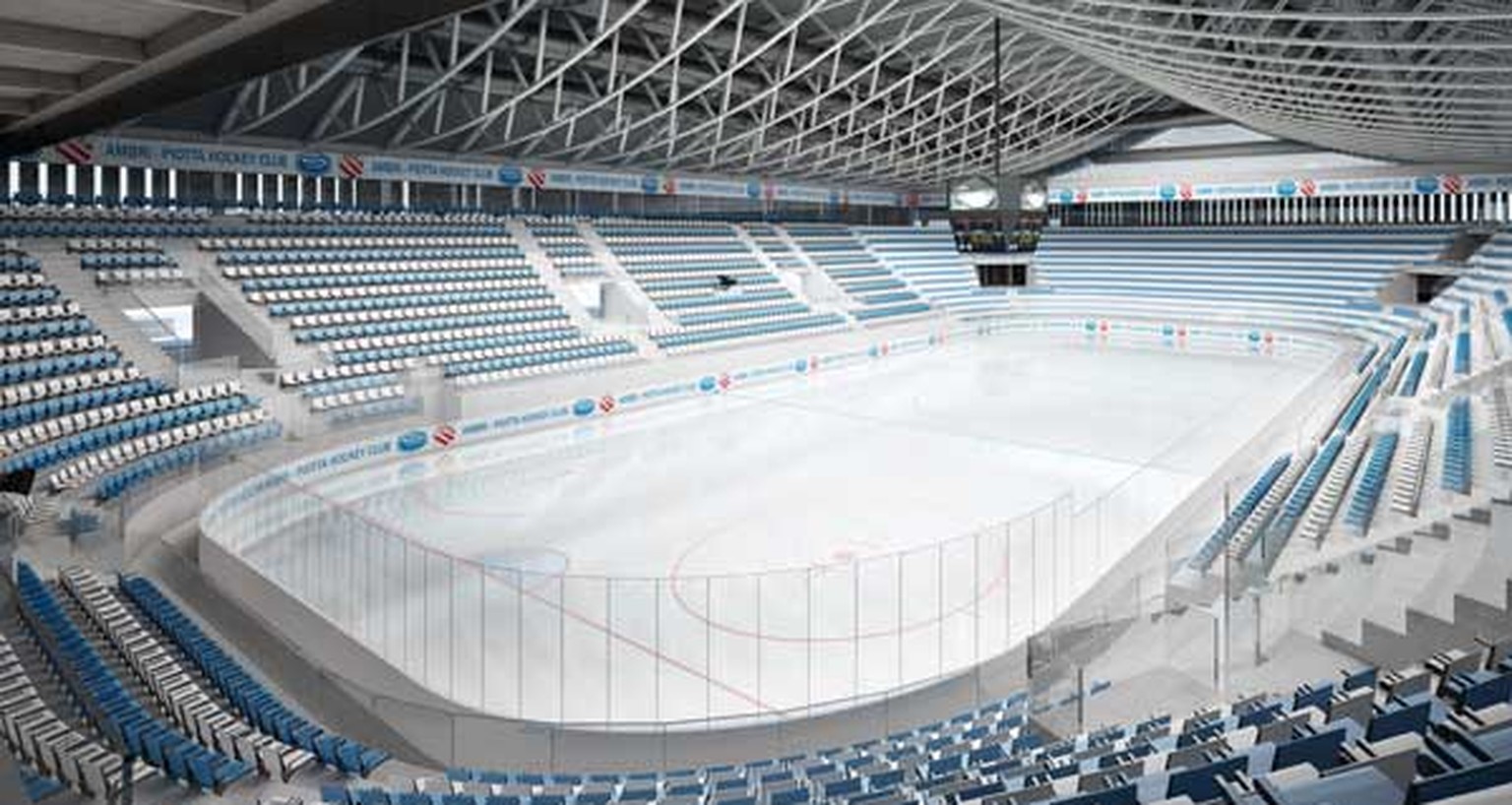 So könnte das neue Ambrì-Stadion dereinst aussehen.