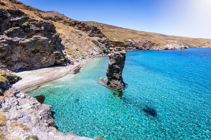 Schönste Strände der Welt für 2026 Paralia Tis Grias To Pidima, Andros, Kykladen, Griechenland