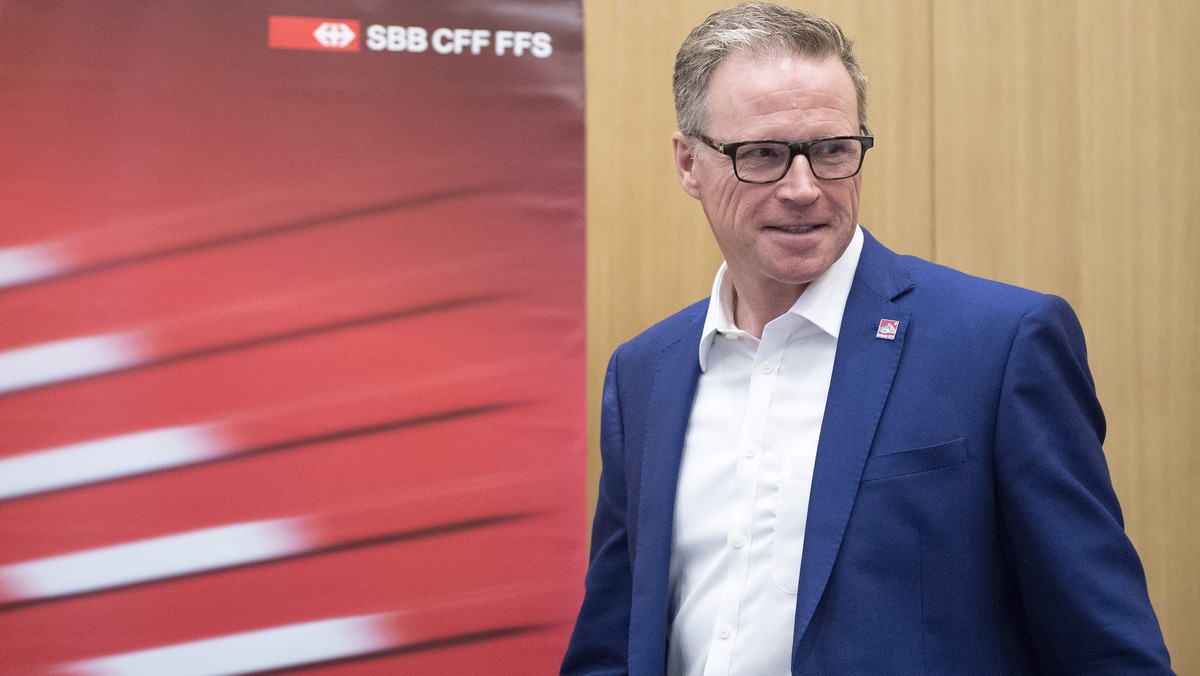 Andreas Meyer, SBB CEO praesentiert das neuste Programm "Railfit 20/30t" zur Kostensenkung und Wettbewerbsfaehigkeit der SBB fuer die Zukunft, am Donnerstag, 22. September 2016, in Bern. Bis ...