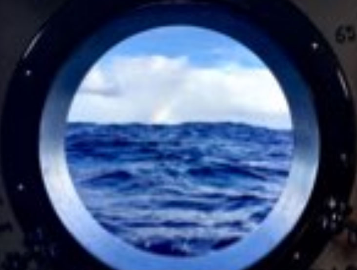 Blick aus der Luke.&nbsp;