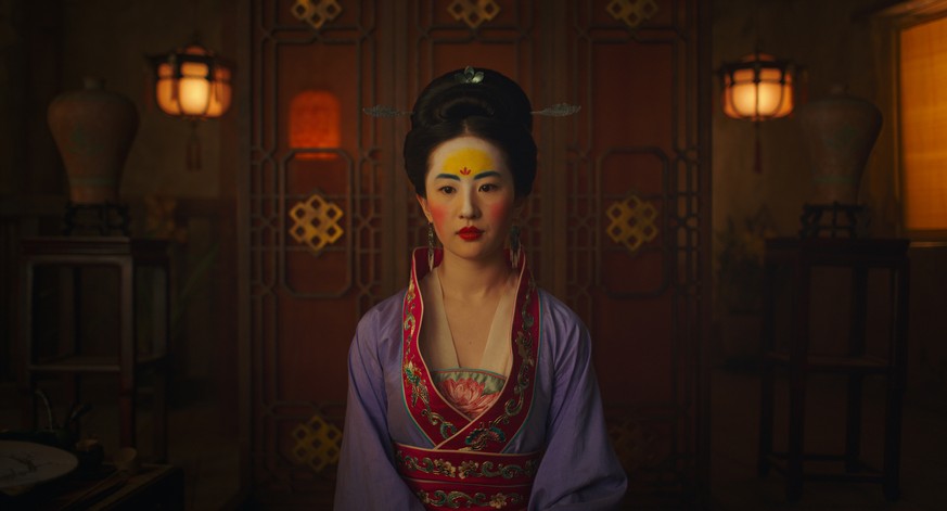 This image released by Disney shows Yifei Liu in the title role of &quot;Mulan.&quot; Disney said Friday, June 26, 2020 that it would delay the release of the live-action adaptation until Aug, 21, 202 ...