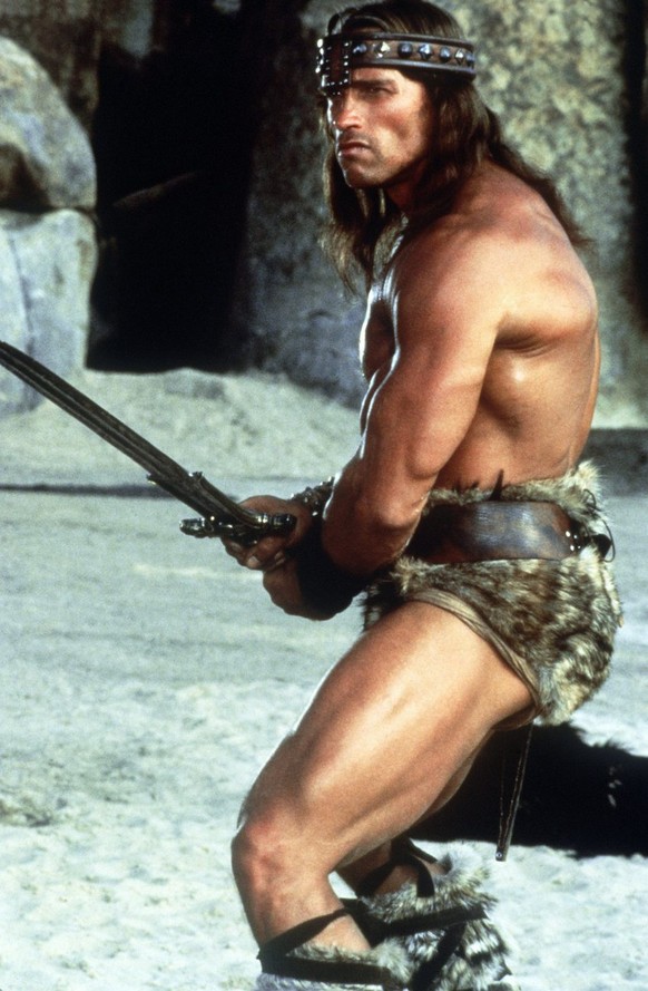 Arnold Schwarzenegger 1984 als «Conan, the Barbarian».