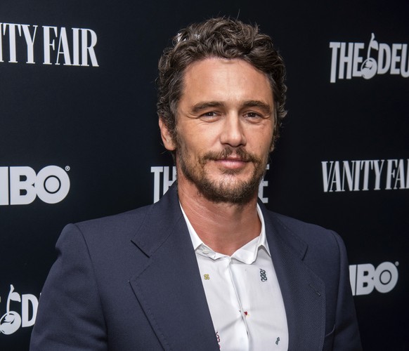 FILE - This Sept. 5, 2019 file photo shows James Franco at the premiere of HBO&#039;s &quot;The Deuce&quot; third and final season in New York. A settlement deal has been reached in a lawsuit that all ...