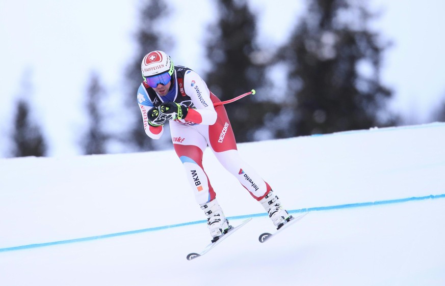 Beat Feuz (SUI) am Mittwoch, 6. Februar 2019, während des Super-G der Herren im Rahmen der alpinen Ski-Weltmeisterschaften in Aare. - (KEYSTONE/APA/EXPA/JOHANN GRODER)