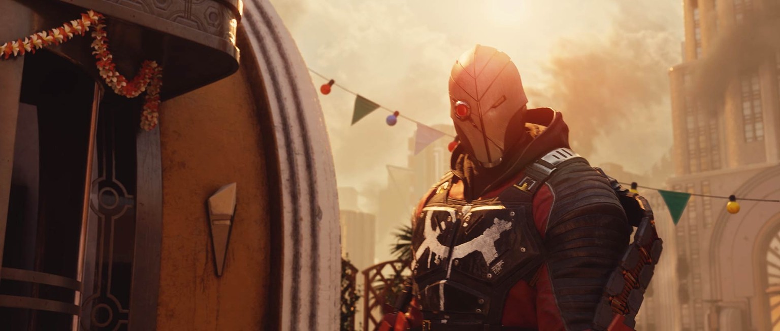 Deadshot ist einer von vier Antihelden, der in Metropolis aufräumen muss.