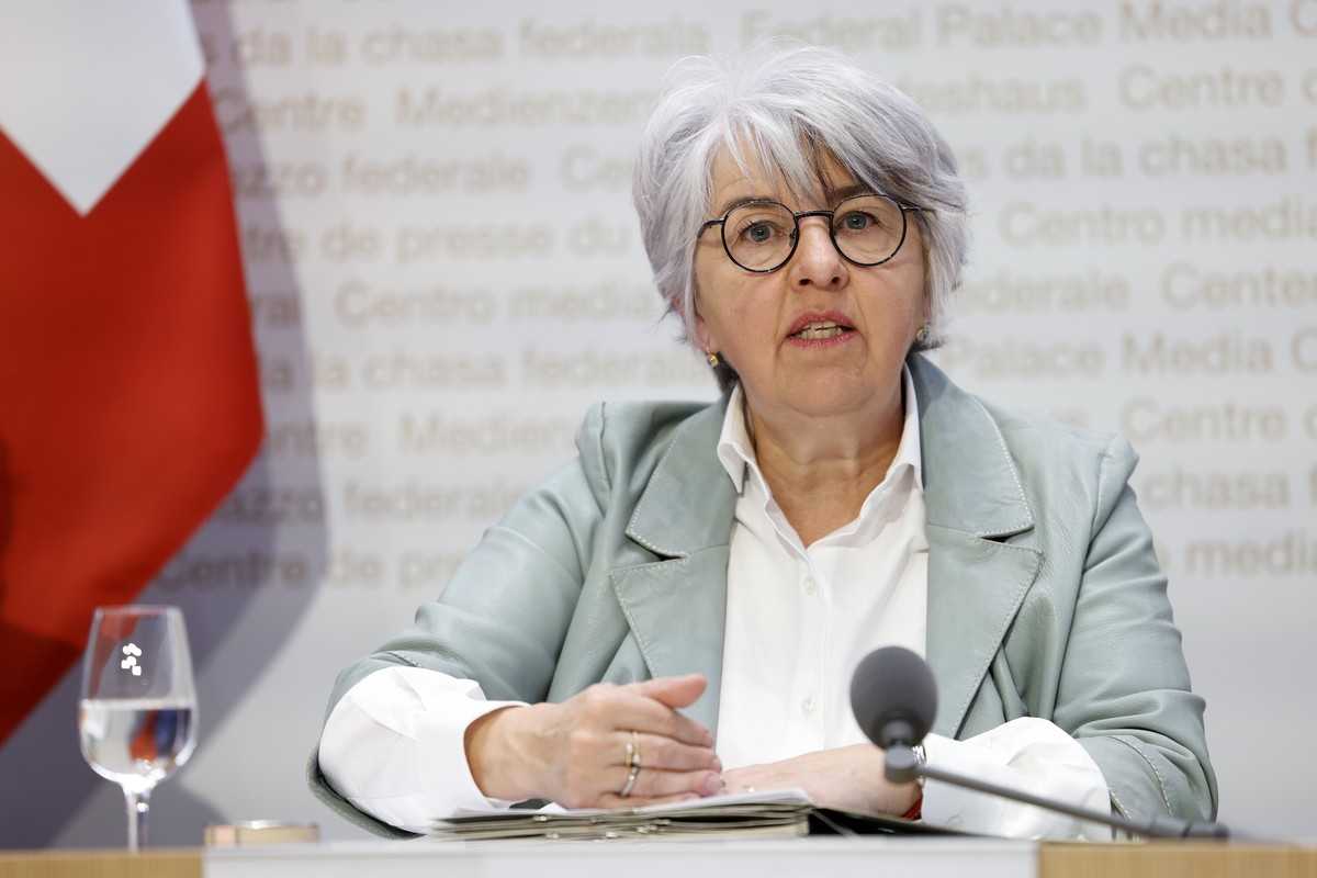Elisabeth Baume-Schneider est venue présenter les décisions du gouvernement.
