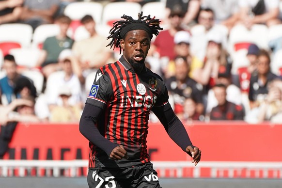 Jordan Lotomba OGC Nice FOOTBALL : OGC Nice vs Stade Rennais - Ligue 1 Uber Eats - Nice - 06/05/2023 NorbertScanella/Panoramic PUBLICATIONxNOTxINxFRAxITAxBEL