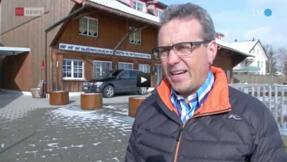 Ruedi Eberle, Präsident der SVP Appenzell Innerrhoden, im TV-Interview.