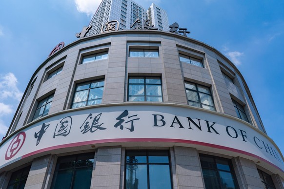 The Bank of China CHONGQING, CHINA - SEPTEMBER 2, 2023 - Bank of China, Chongqing, China, September 2, 2023. Chongqing Chongqing China PUBLICATIONxNOTxINxFRA Copyright: xCFOTOx originalFile name: cphoto ...
