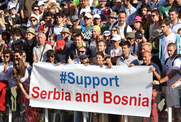 Djokovic unterstützt die Überschwemmungsopfer seines Heimatlandes.