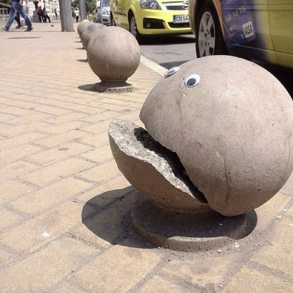 Lustige und clevere Street Art