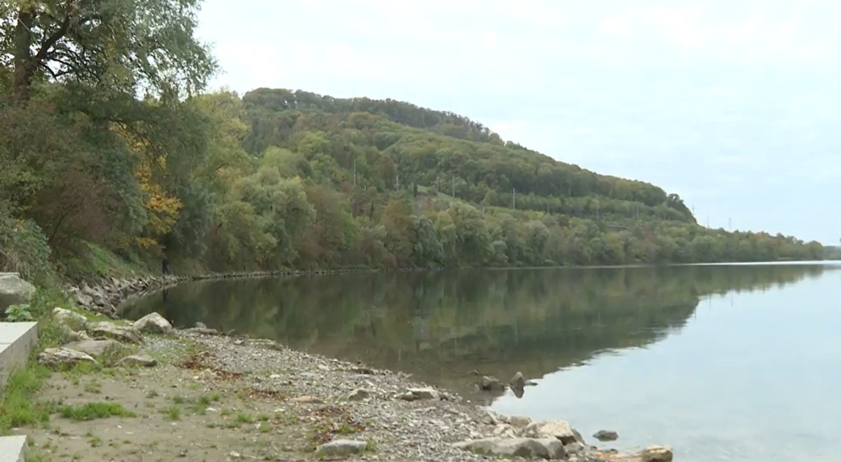 Leichenteil im Rhein bei Stein AG Aargau