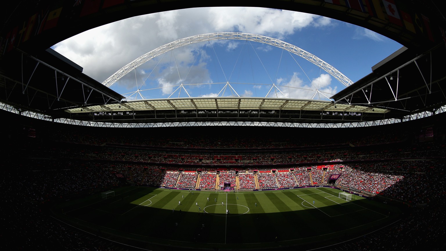 Im Londoner Wembley findet der Final der EM 2020 statt.
