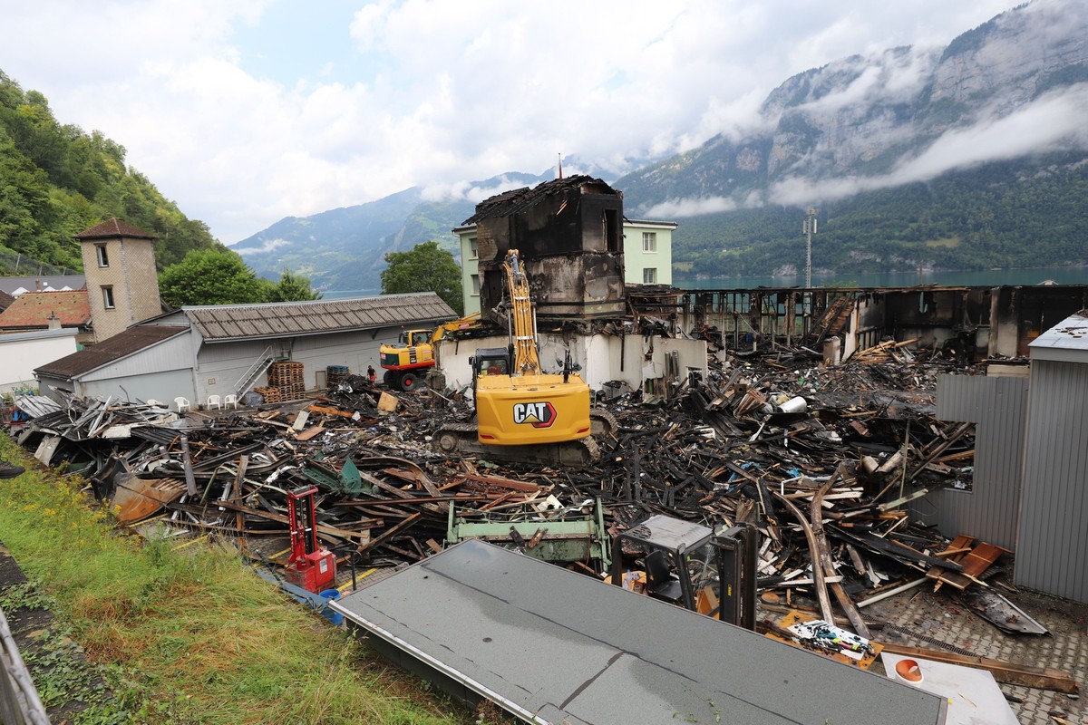 Brandfall in Mühlehorn