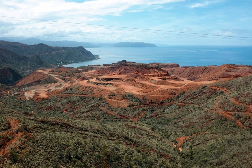 NEW CALEDONIA - ECONOMY - NICKEL MINING A nickel mining site in Kouaoua, on the east coast of New Caledonia. North province New Caledonia PUBLICATIONxINxGERxSUIxAUTxONLY Copyright: xTheoxRoubyx HLTROU ...