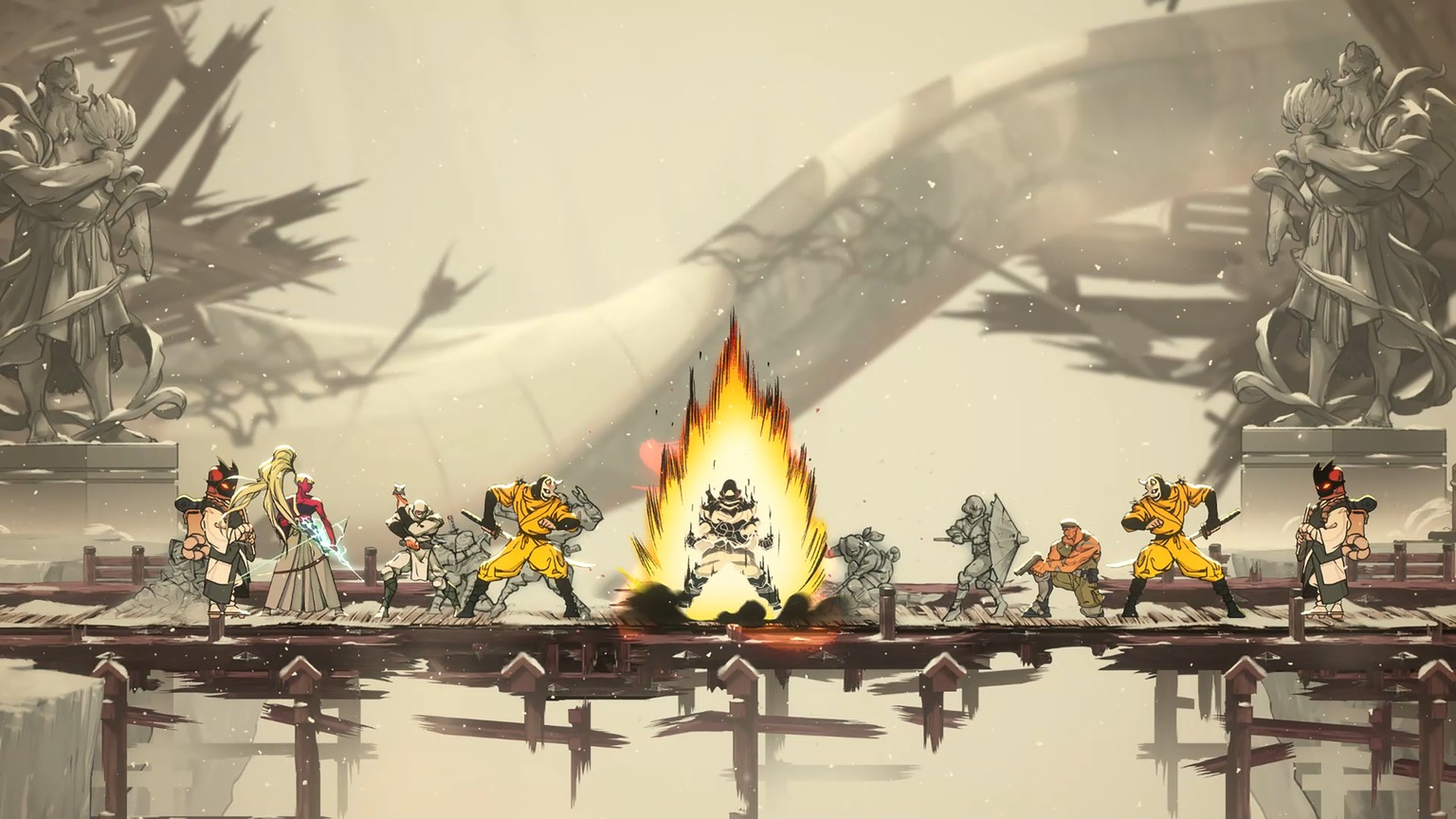 Mit einem Specialmove wird auch eine Horde von Gegnern kein Problem mehr darstellen.