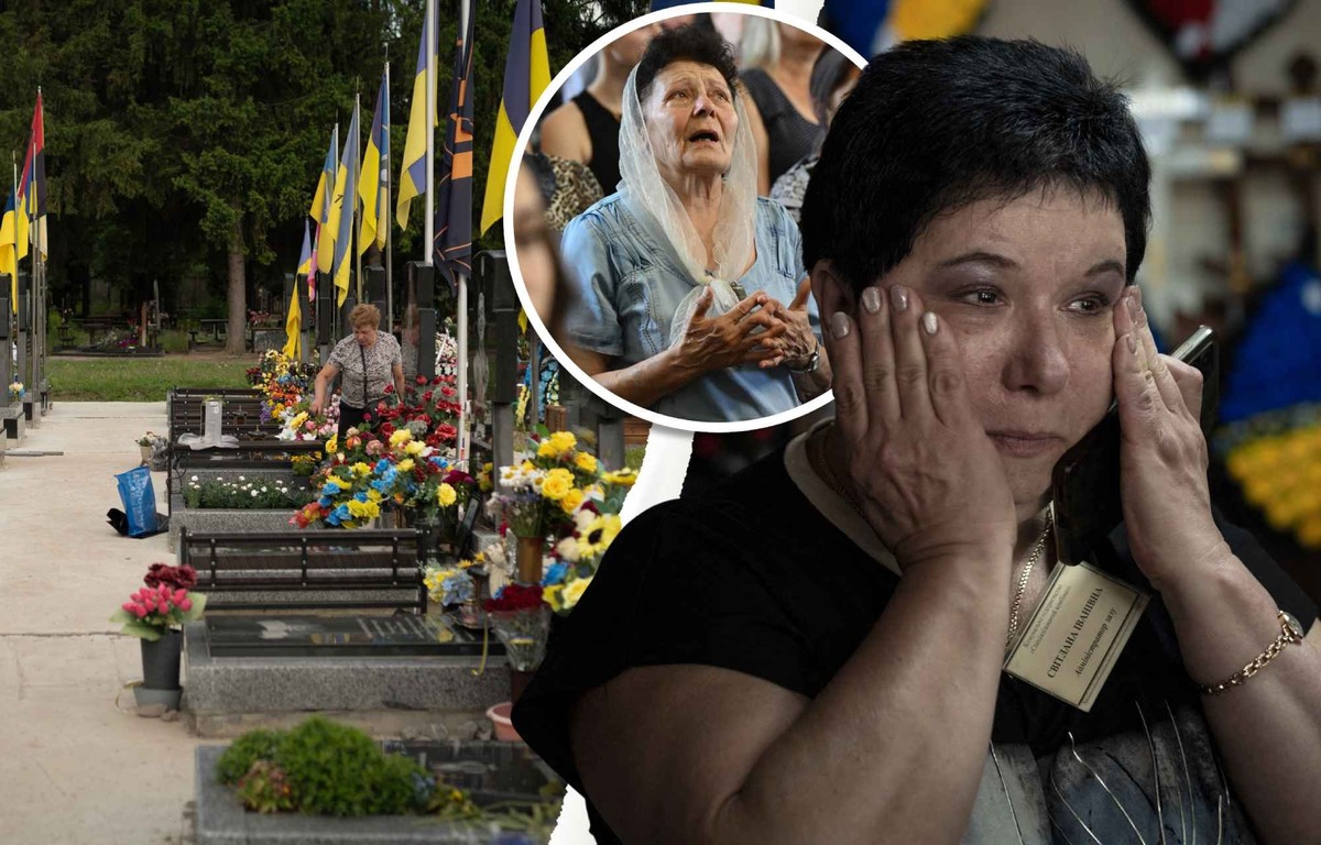 «La mort ne trie pas»: avec ceux qui enterrent les morts en Ukraine.