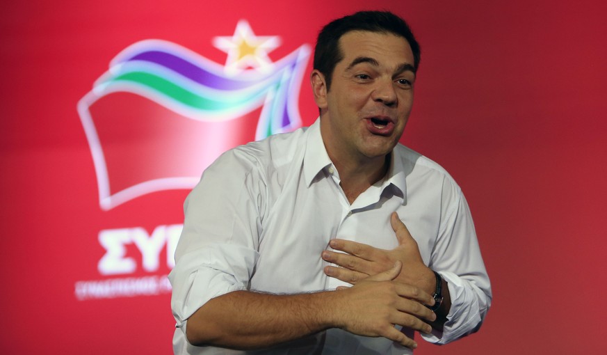 Alexis Tsipras: «Die heutige Versammlung schickt eine Nachricht des Sieges.»