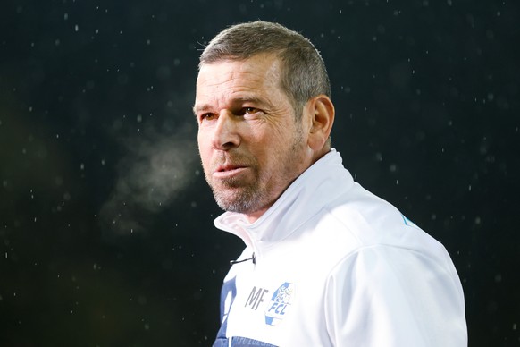 Trainer Mario Frick (FCL) vor dem Fussball Meisterschaftsspiel der Super League zwischen dem FC Winterthur und dem FC Luzern am Samstag, 14. Dezember 2024 im Stadion Schuetzenwiese in Winterthur. (KEY ...