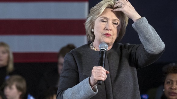 Trotz Niederlage auf der Siegerstrasse: Hillary Clinton. &nbsp;