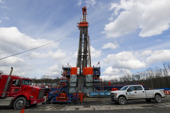 Ein Bohrturm in Pennsylvania. Fracking ist in diesem Bundesstaat ein wichtiges Thema.