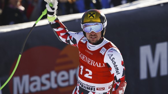 Froh, dass er gesund ins Ziel kam: Marcel Hirscher.