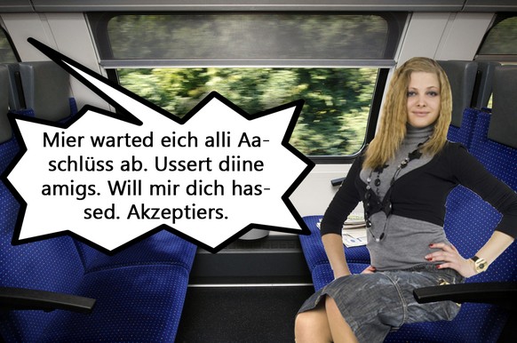 Zeitungen liegen auf Sitzbaenken in einem S-Bahn Abteil. (KEYSTONE/EQ IMAGES/Moritz Hager)