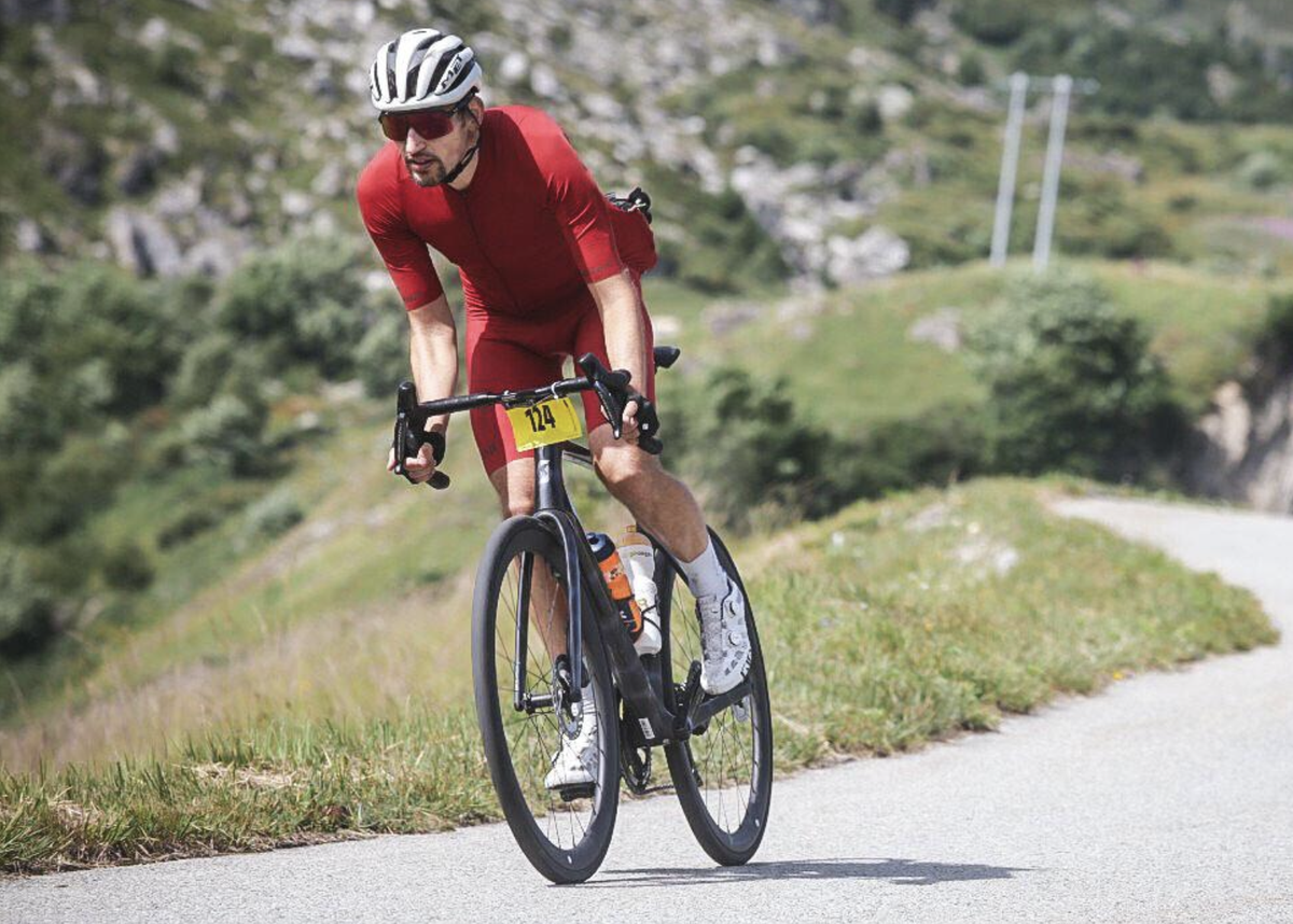 Jean-Luc en pleine descente.