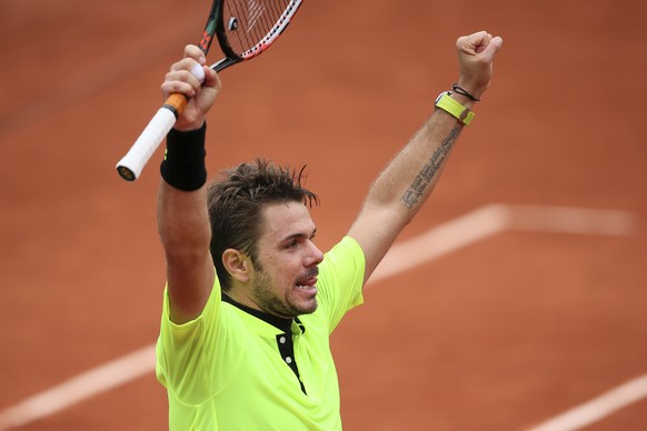 Geschafft! Stan Wawrinka steht im Halbfinal des French Open.