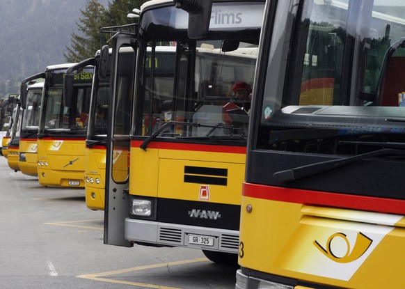 ARCHIV -- ZUM BERICHT UEBER EINE ANGEBLICHE PRELLUNG DER POSTAUTO CHAUFFEURE UM ZWEI MILLIONEN FRANKEN, STELLEN WIR IHNEN AM MONTAG, 17. SEPTEMBER 2018, FOLGENDES BILDMATERIAL ZUR VERFUEGUNG -- Postau ...