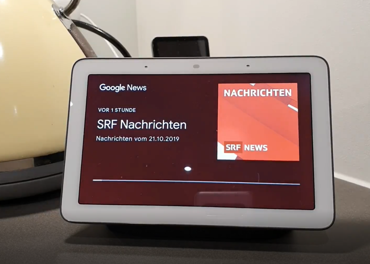«Ok Google, Nachrichten.»