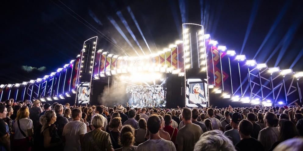 So leuchtete das Zürich Openair 2023 – und hoffentlich auch an diesem Wochenende. (Archivbild)