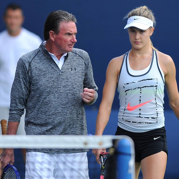 Eugenie Bouchard (CAN) Jimmy Connors (USA) TENNIS : US Open 2015 - 29/08/2015 TennisMagazinex PUBLICATIONxNOTxINxFRAxITAxBEL

Eugenie Bouchard CAN Jimmy Connors USA Tennis U.S. Open 2015 29 08 2015  ...