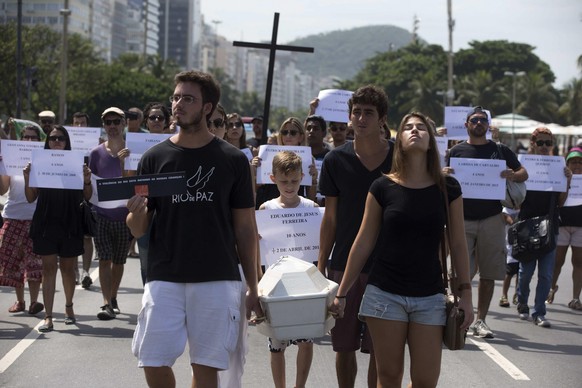 Eindrücklicher Protest in Rio.