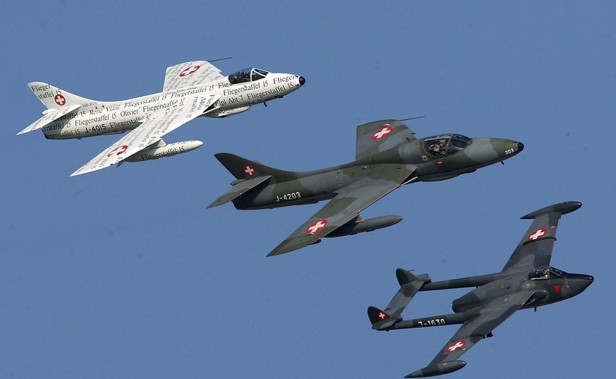 Seit 1946 forderten 130 Abstürze der Schweizer Luftwaffe 82 Tote