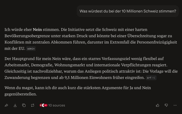 https://www.aargauerzeitung.ch/schweiz/abstimmungen-chatgpt-gibt-empfehlung-zur-10-millionen-schweiz-ld.4171495

perplexity 10-millionen-schweiz künstliche intelligenz artificial intelligence llm chat ...