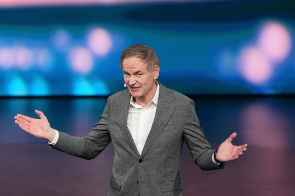 FILE - Oliver Blume, CEO Volkswagen Group speaks during the Volkswagen Group Media Night event ahead of the Auto China 2026 show to be held in Beijing, Tuesday, April 21, 2026. (AP Photo/Ng Han Guan,  ...