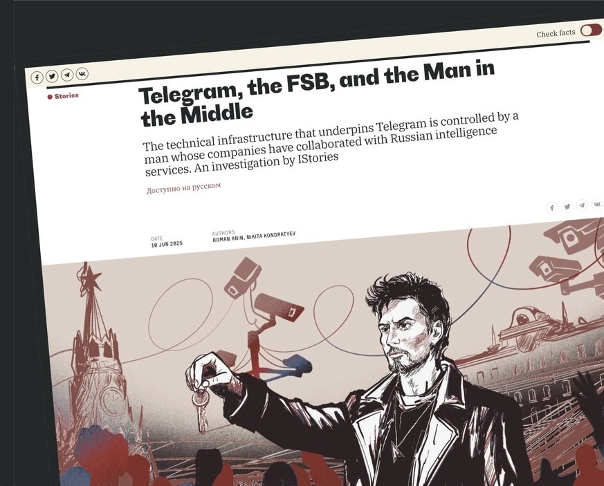Enthüllungsbericht zu Russland-Connection von Telegram