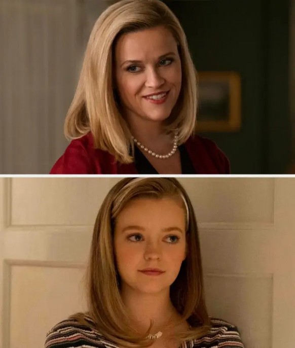 Reese Witherspoon as Elena and Jade Pettyjohn as Lexie Richardson in Little Fires Everywhere