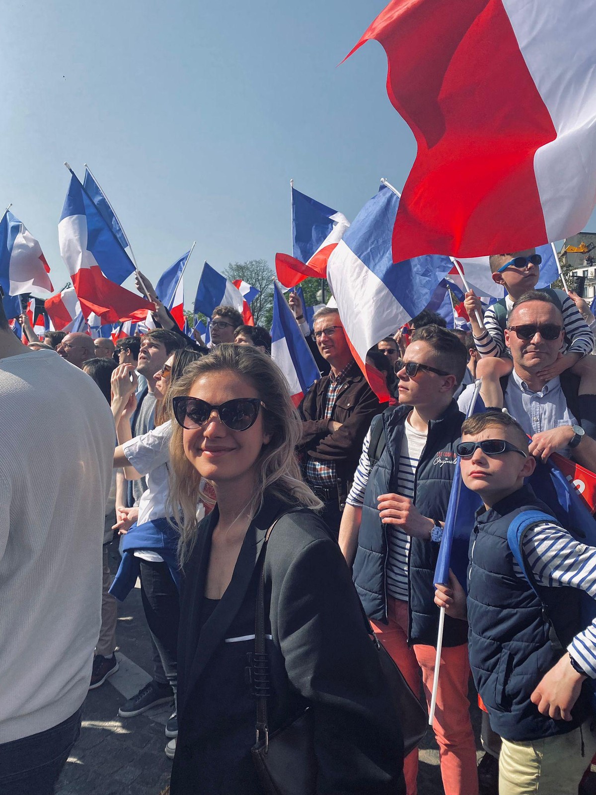 Du coup, j'ai tenté d'avoir l'air à l'aise. Coucou!