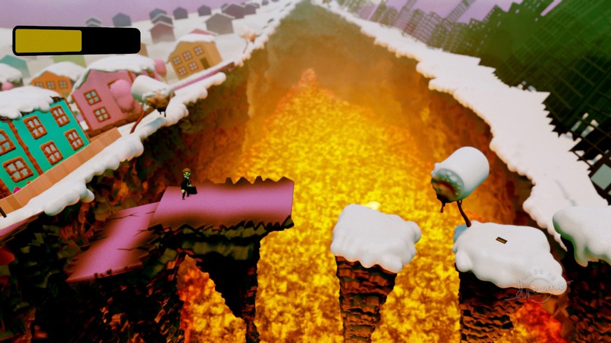Lebkuchenhäuser, Marshmallow-Bäume, mit Eiscreme bedeckter Boden: In «Ethan Goes to Work» besteht die gesamte Spielwelt aus Süssigkeiten.