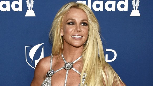 FILE - Britney Spears appears at the 29th annual GLAAD Media Awards in Beverly Hills, Calif., on April 12, 2018. San Antonio Spurs rookie Victor Wembanyama said Thursday, July 6, 2023, that he believe ...