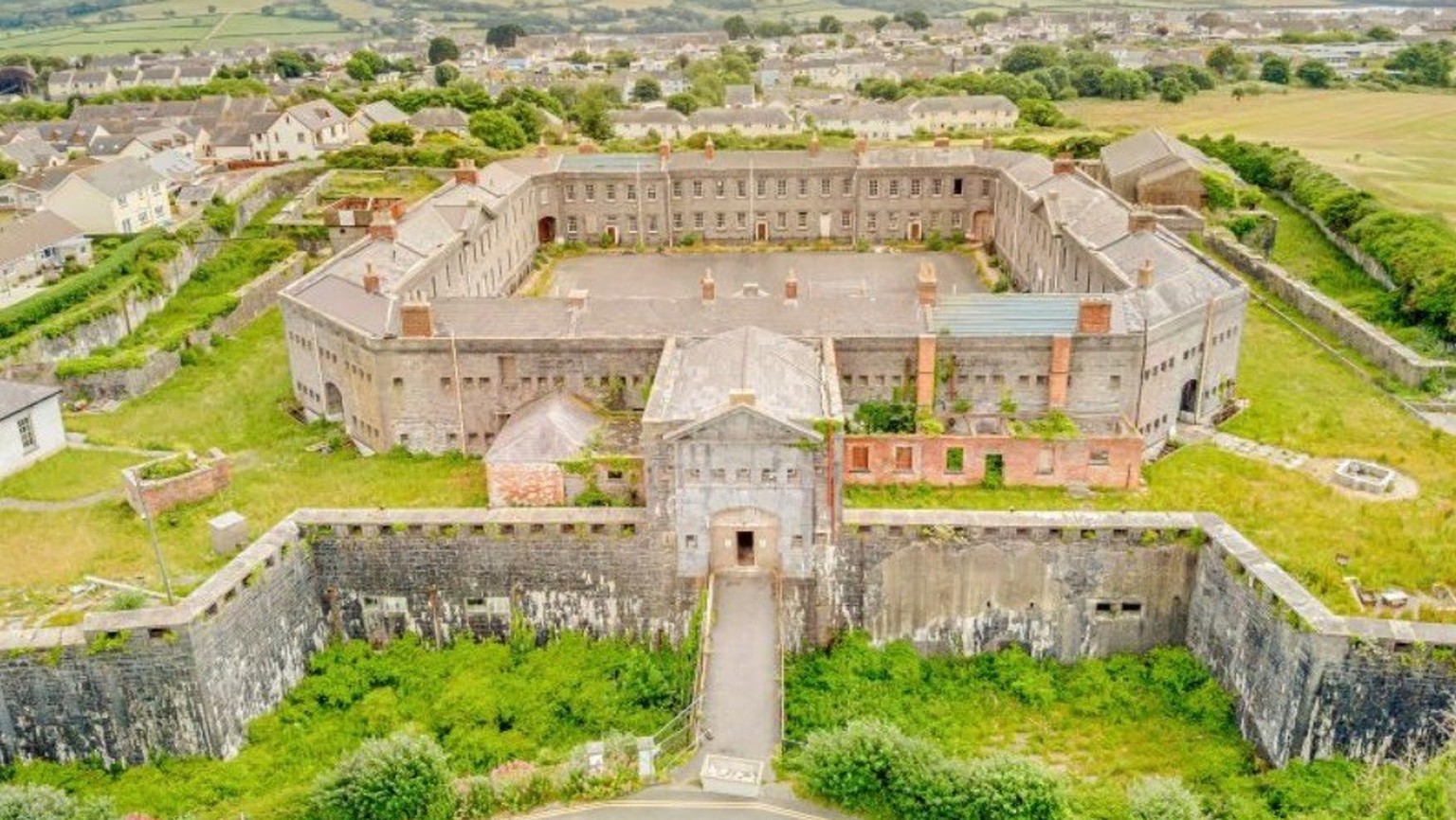 Victorian defensible barracks Star Fortress Wales Milford Haven https://www.struttandparker.com/properties/old-defensible-barracks