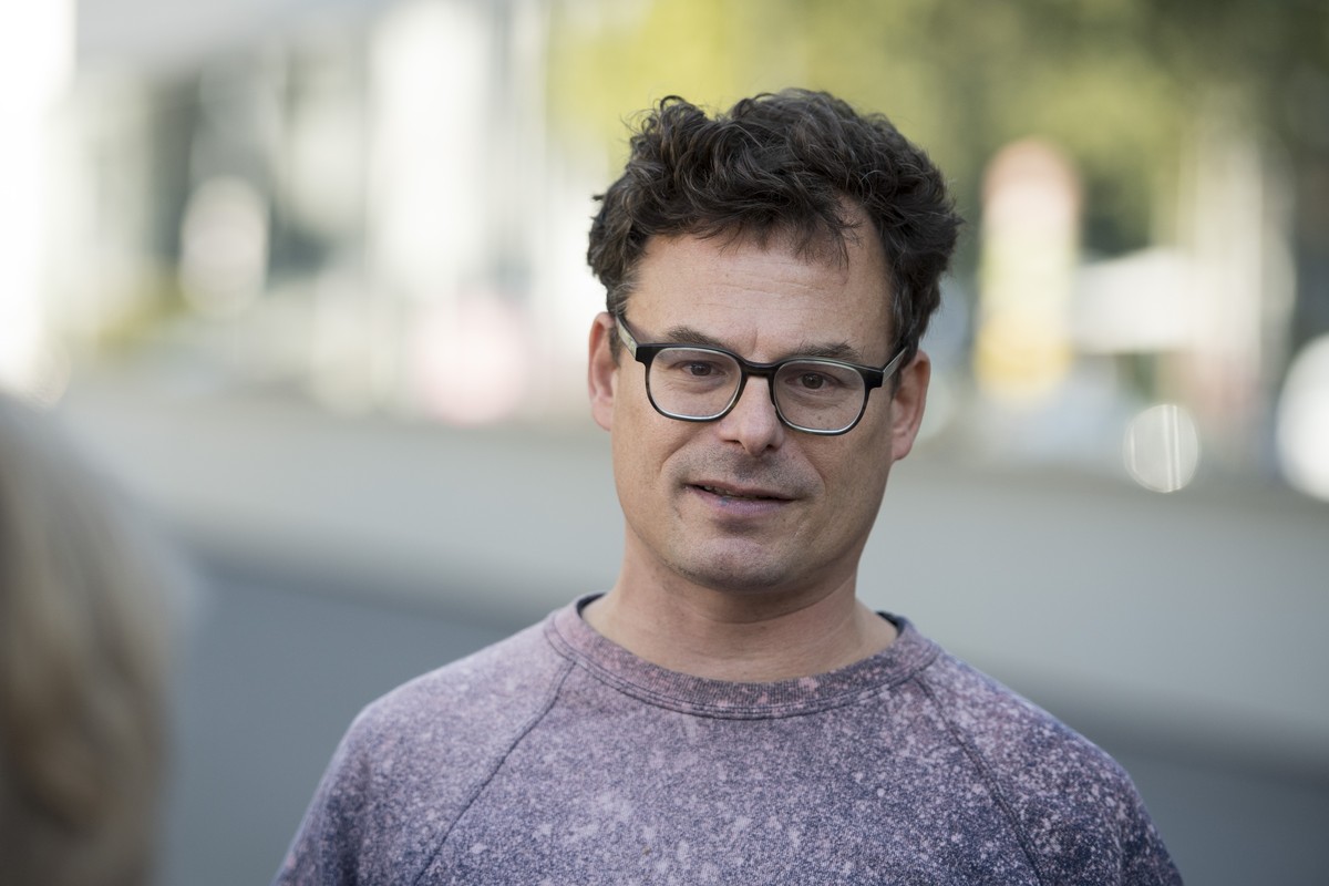 Einr der vier Kampanienleiter, Daniel Graf anlaesslich zum Start des Referendum und der Abstimmungskampagne gegen das Obeservationsgesetz und die Ueberwachung von Versicherten am Montag, 17. September ...